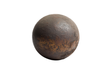 Cannonball Isolated on transparent Background Suitable for Various Creative Projects and Uses