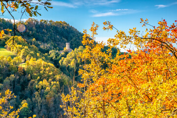 Naklejka premium Foliage autunnale appennino