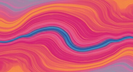 Fototapeta premium Fluid Abstract Art: A vibrant and dynamic abstract artwork featuring a mesmerizing blend of flowing, colorful lines and swirls, creating a captivating and mesmerizing visual experience.