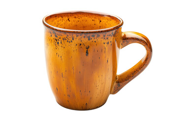 Ceramic Mug Isolated on transparent Background Ideal for Coffee and Beverage Presentations