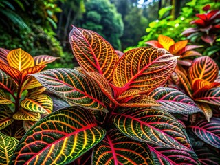 Vibrant Forest Flower Close-up: Colorful Nature Photography