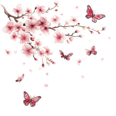 cherry blossom branch