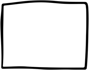 Comic Square Shaped Brushstroke 