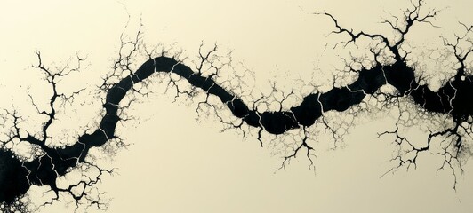 Obraz premium The Broken Path, Adjustment Disorders