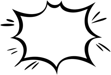 Exclamation Bubble Frame
