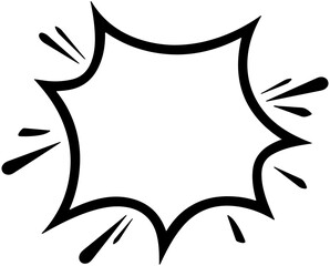 Exclamation Bubble Frame
