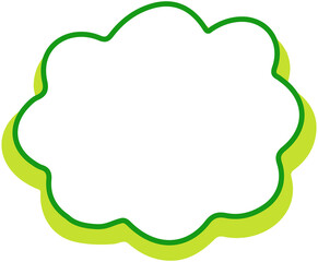 Cloud Comic Bubble Chat
