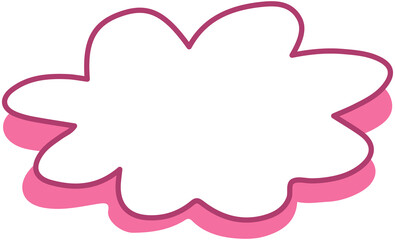 Cloud Comic Bubble Chat
