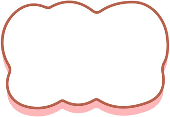 Cloud Comic Bubble Chat
