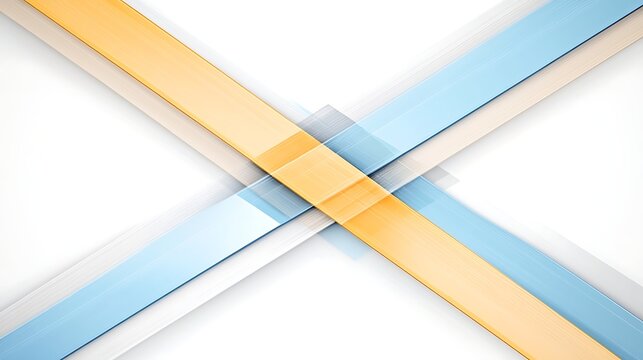 Abstract Cross Lines  Blue  Orange  White  Modern Background