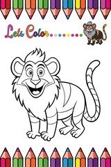 PrintAdorable Baboon Coloring Page for Kids - Fun and Printable Cartoon Animal Outline for Creative Learning