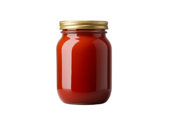 isolated on a transparent background1 - A jar of tomato sauce isolated on a transparent background png 