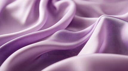 Obraz premium Draped Lavender Silk Fabric Soft Texture Background