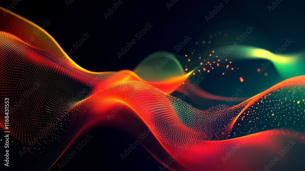 Poster futuristic circuit board technology background featuring intricate digital connections, microchip pa