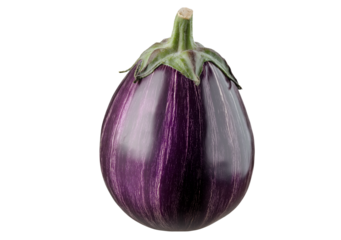 isolated on a transparent background1 - Eggplant, transparent background PNG with no shadow or lighting effects png