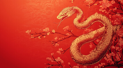 Obraz premium chinese new year card