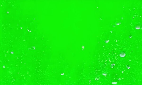 water spray effect on green screen
