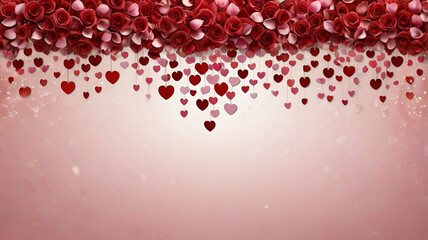Background with little heart