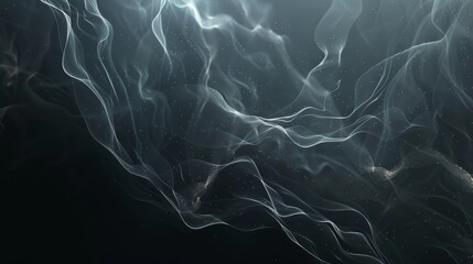 Abstract Dark Grey Swirling Texture Wallpaper
