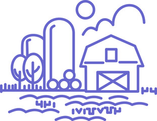 Naklejka premium Farm Icon 
