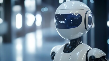 Innovative artificial intelligence and data analysis concept featuring futuristic digital interface, neural network visualization, and advanced machine learning elements for technology and business ap