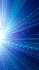 Dynamic Light Motion in a Blue Abstract Design