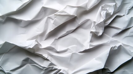 Obraz premium Abstract White Creased Paper Texture