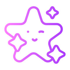 Star gradient icon