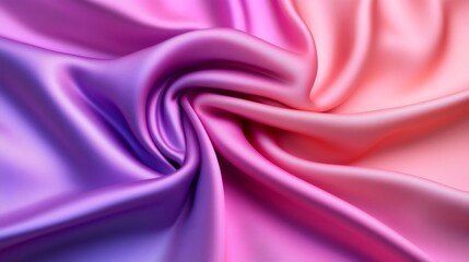 Obraz premium Abstract Swirling Gradient Silk Fabric Texture