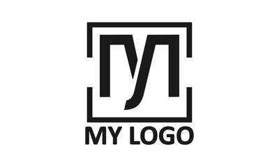 my logo design, m y logo, business, brand, modern, symbol, alphabet, letter, icon, 