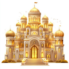 Obraz premium Majestic Golden Palace with Domes