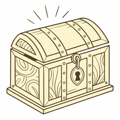 old wooden box