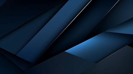Abstract Blue Geometric Shapes Design Background