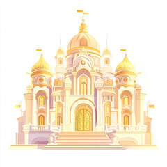 Fototapeta premium Majestic Golden Dome Palace