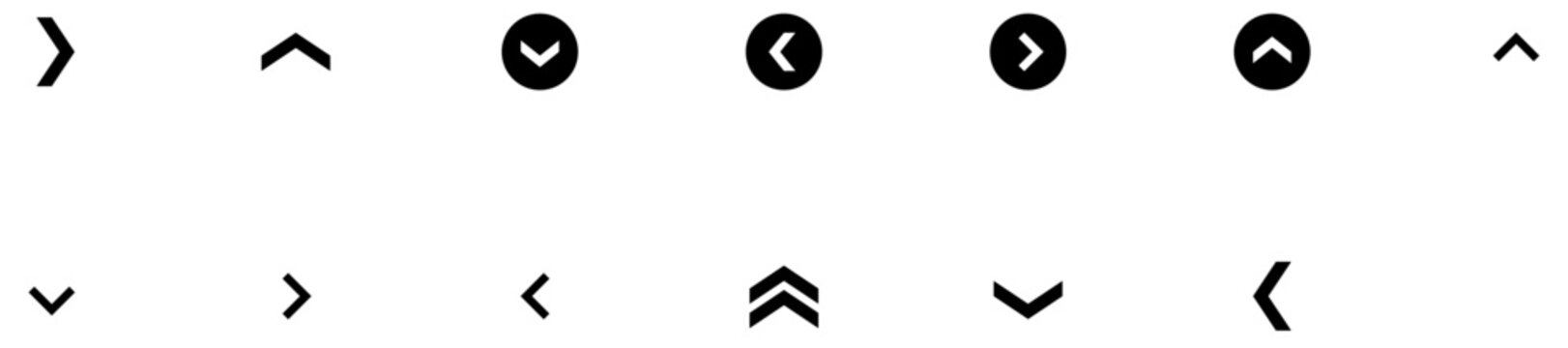 Set of Arrowhead icons