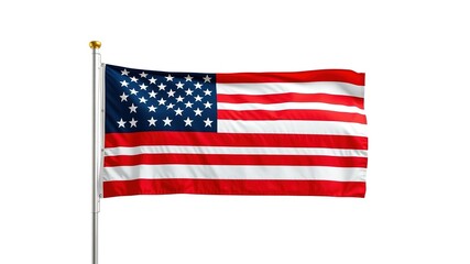 USA Flag Small Transparent AI Art
