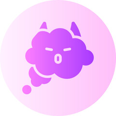 Nightmare gradient icon