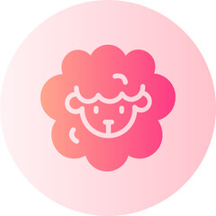 sheep gradient icon