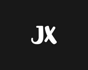 creative letter JX logo design template
