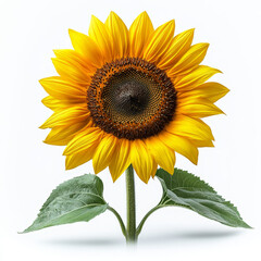 Obraz premium Vibrant Sunflower in Full Bloom.