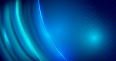 Blue abstract vector background