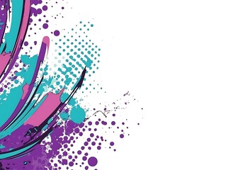 Fototapeta premium Abstract art splatter design