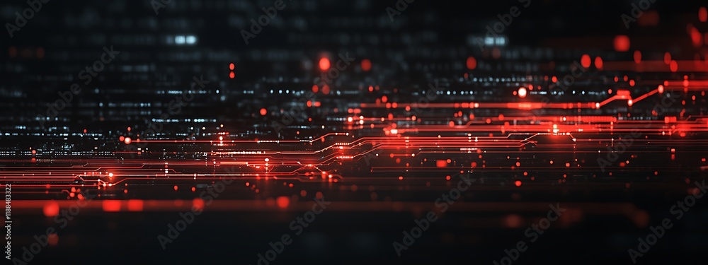 Poster abstract digital network background