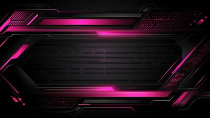 Abstract technology background with pink accents