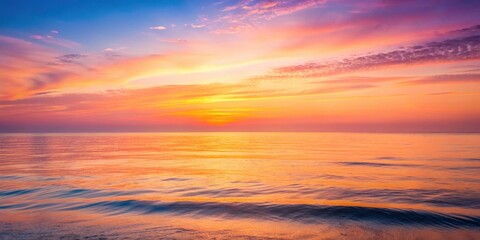 abstract blurry sunrise sky ocean landscape nature background c, serene atmosphere, calming scene, blurred horizon, peaceful ocean view, ocean sun rise, soft focus effect, natural light, sky, sunset, 