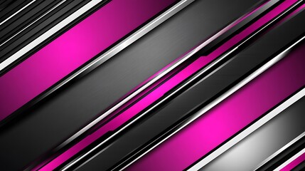 Abstract Geometric Design, Diagonal Stripes, Pink, Grey