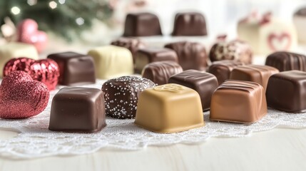 Beautiful Valentine's Day chocolates