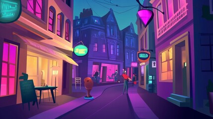 street in the night