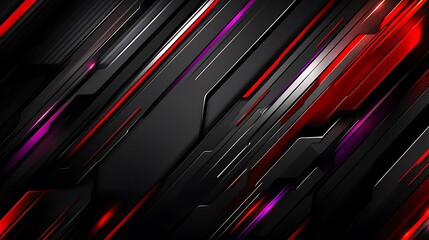 Fototapeta premium Abstract technological background design with vibrant lines