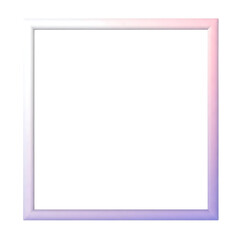 Isolated transparent background photo frame and png file